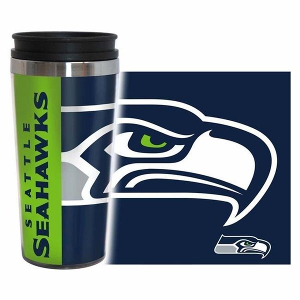Boelter Brands Seattle Seahawks Travel Mug - 14 oz Full Wrap - Hype Style 8886055818